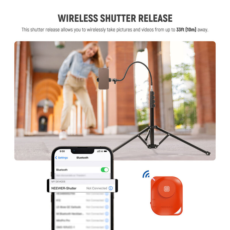 Neewer TS06 Phone Tripod Stand with Reversible Legs