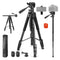 Neewer TP05 Video Tripod Monopod with Pan Head (74.4")