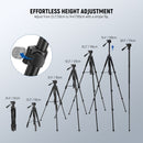 Neewer TP05 Video Tripod Monopod with Pan Head (74.4")