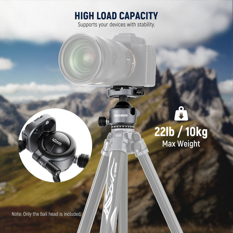 Neewer GM41 Low Profile Tripod Ball Head