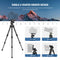 Neewer TP09 Carbon Fiber Desktop Mini Tripod with 360-Degree Ball Head (20")