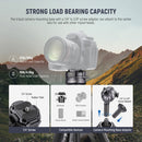 Neewer LT32 Carbon Fiber Travel Tripod with Quick Leveling Base Ball Head