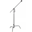 Impact 3x C-Stand with Turtle Base, Grip Head, 40" Extension Arm & Rolling Case Kit