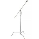 Impact 40" C-Stand with Turtle Base and Grip Arm Kit (40", Chrome)