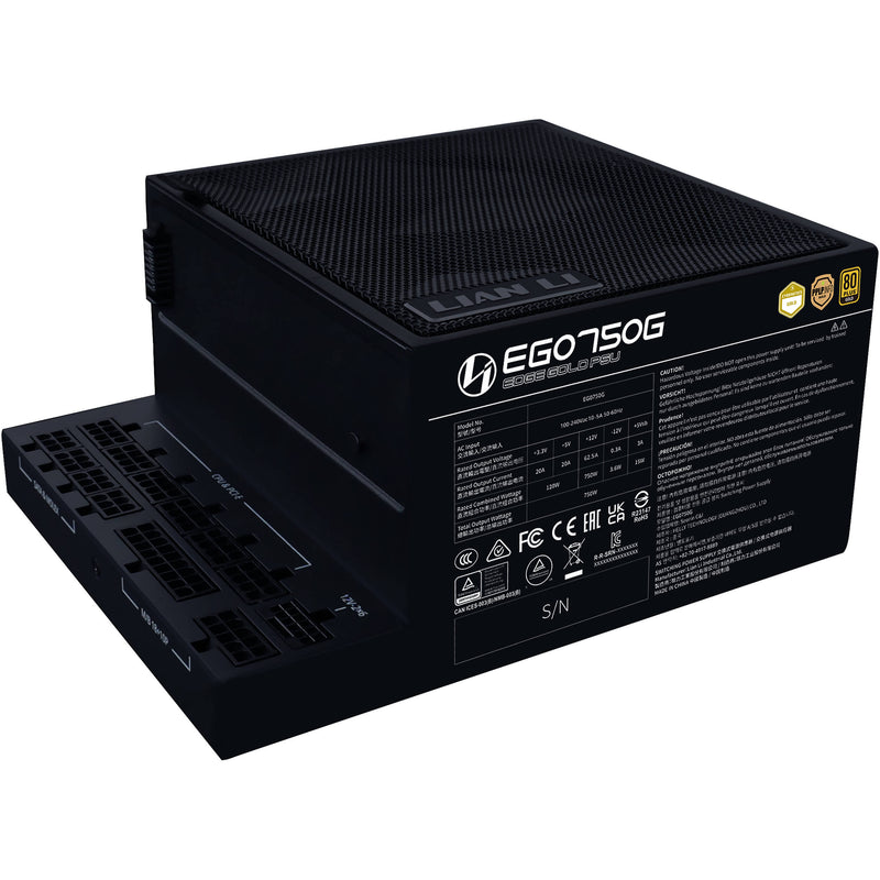 Lian Li EDGE GOLD 750W 80 PLUS Gold Modular ATX Power Supply (Black)