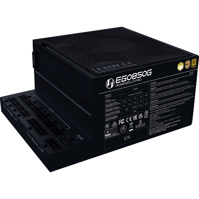 Lian Li EDGE GOLD 850W 80 PLUS Gold Modular ATX Power Supply (Black)