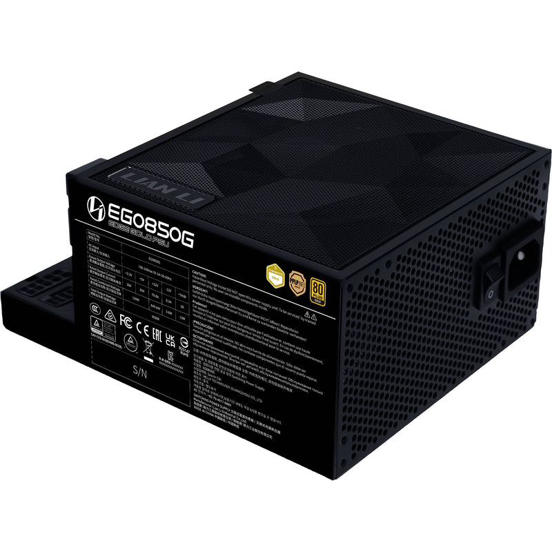 Lian Li EDGE GOLD 850W 80 PLUS Gold Modular ATX Power Supply (Black)
