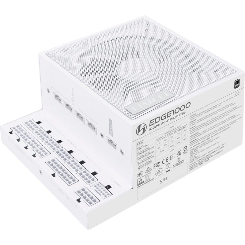 Lian Li EDGE GOLD 1000W 80 PLUS Gold Modular ATX Power Supply (White)
