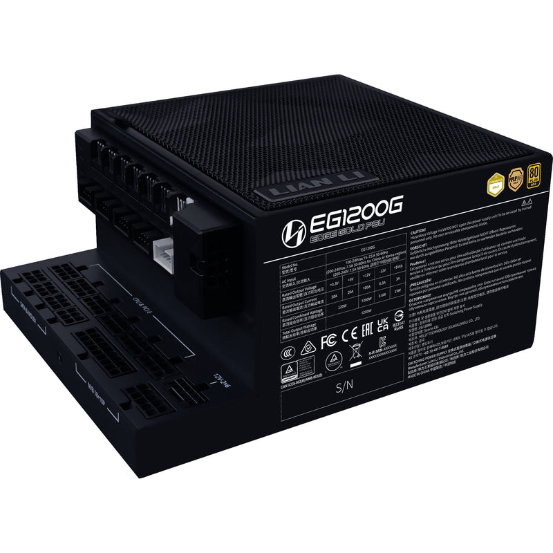 Lian Li EDGE GOLD 1200W 80 PLUS Gold Modular ATX Power Supply (Black)