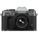 FUJIFILM X-T50 Mirrorless Camera with XC 15-45mm f/3.5-5.6 Lens (Charcoal Silver)