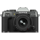 FUJIFILM X-T50 Mirrorless Camera with 16-50mm f/2.8-4.8 Lens and Basic Bundle (Charcoal Silver)