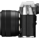 FUJIFILM X-T50 Mirrorless Camera with XC 15-45mm f/3.5-5.6 Lens (Silver)