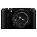 FUJIFILM X-M5 Mirrorless Camera with 15-45mm f/3.5-5.6 Lens and Godox iT22 Mini Flash Kit (Black)