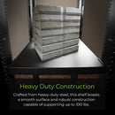 IOGEAR Heavy Duty Adjustable Depth Fixed Rack Shelf (1 RU, 19.5 to 27.6")