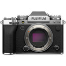 FUJIFILM X-T5 Mirrorless Camera with Basic Bundle (Silver)