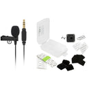 RODE Lavalier GO Omnidirectional Lavalier Microphone with Hiding Kit (Black)