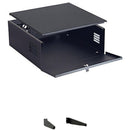 Video Mount Products DVR-LB1 DVR Lockbox with Fan & DVR-WA Wall Mounting Arms (Black)