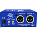 ARX AV-DI Plus Audibox Stereo Audiovisual Active Direct Box
