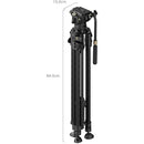 SmallRig AD-50 Max Carbon Fiber Video Tripod System
