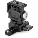 3 Legged Thing Monty 3 Mighty Mini Pan/Tilt Accessory Mount with Shoe and Picatinny Rail (Darkness)