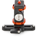 3 Legged Thing Monty 3 Mighty Mini Pan/Tilt Accessory Mount with Shoe and Picatinny Rail (Lava)