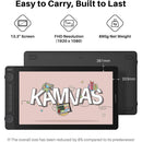 Huion Kamvas 13 Gen 3 Pen Display?with Stand (Black)