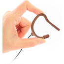 Point Source Audio EO-7Lh EMBRACE On-Ear Lavalier Microphone (Brown)