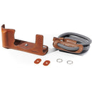 SmallRig Leather Half Case Kit for FUJIFILM X-E5 (Brown)