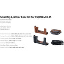 SmallRig Leather Half Case Kit for FUJIFILM X-E5 (Black)