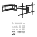 Mount-It! Full Motion Wall Mount for 42 to 80" Displays with Universal TV Mount Hardware Kit
