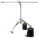 Cheetah Stand Heavy-Duty Convertible Super Boom Stand with Wheels (18')