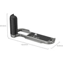 SmallRig Silicone L-Shape Grip for FUJIFILM X-T50 (Charcoal Silver)