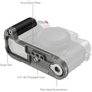 SmallRig Silicone L-Shape Grip for FUJIFILM X-T50 (Charcoal Silver)