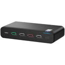 Belkin Universal 4-Port Single-Head DisplayPort Secure KVM Switch with CAC and USB-C