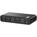 Belkin 4:2 DisplayPort MultiClave Secure KVM with CAC