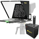 ikan Professional 15" SDI/HDMI Teleprompter, Tripod & Dolly Travel Kit