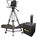ikan Professional 15" SDI/HDMI Teleprompter, Tripod & Dolly Travel Kit