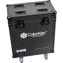 ColorKey Flight Case for Two Creator Spot 250 Light Fixtures
