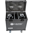 ColorKey Flight Case for Two Creator BX7 Wash Light Fixtures