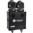 ColorKey Flight Case for Two Creator BX7 Wash Light Fixtures