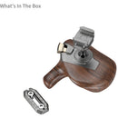 SmallRig ImageGrip Rotating Wooden Handle with NATO Clamp (Left Side)