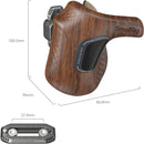 SmallRig ImageGrip Rotating Wooden Handle with NATO Clamp (Left Side)