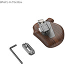 SmallRig ImageGrip Rotating Wooden Handle with NATO Clamp (Right Side)