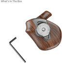 SmallRig ImageGrip Rotating Wooden Handle with ARRI-Style Rosette (Right Side)