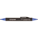 Itoya Doubleheader Calligraphy Marker (Blue, Blister Packaging)