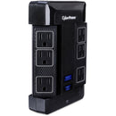 CyberPower HT600WSU2A 6-Outlet Home Theater Surge Protector