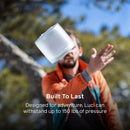 BioLite Luci Original Clear Solar Inflatable Lantern (Warm White LED, Matte Finish)