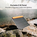 BioLite SolarPanel 5+ Foldable 10W Solar Panel with Integrated Battery