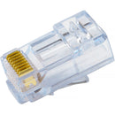 Simply45 Standard Cat5e RJ45 Modular Plugs (Blue Tint, 20-Pack)