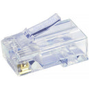 Simply45 Pass-Through Cat5e UTP RJ45 Connector (Blue Tint, 20-Pack)